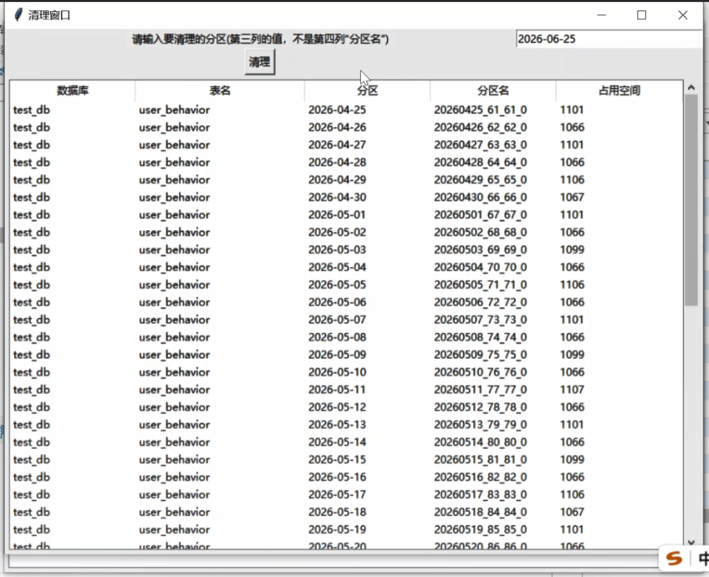 ClickHouse存储空间清理工具